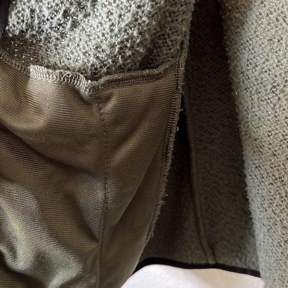 Lucky Brand Faux Shearling Colorblock Teddy Jacket Size S - Picture 10 of 11